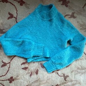 Urban Outfitters Turquoise Sweater--Small